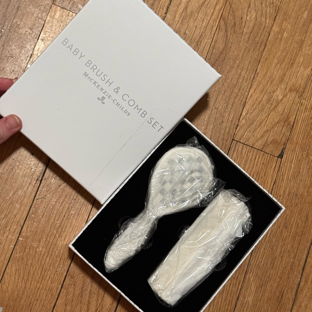 Mackenzie- Childs Baby Brush & Comb Set